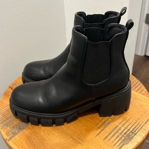 Nicole Miller platform booties